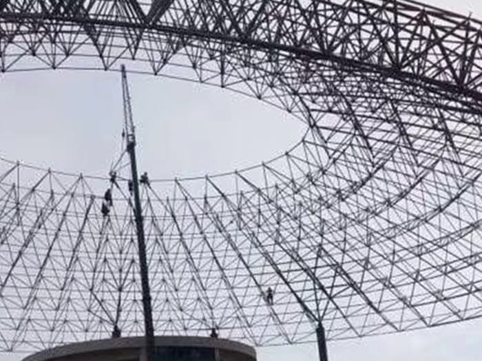 中山篮球馆球形网架厂家价格
